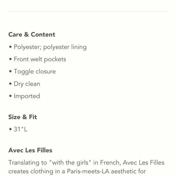 Avec Les filles Sherpa toggle jacket - Picture 7 of 8